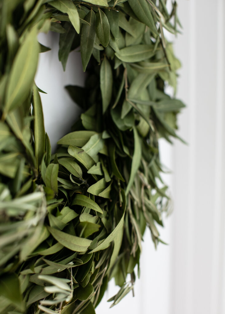 leaves Christmas wreath holiday parties are a great time to start planning a wedding